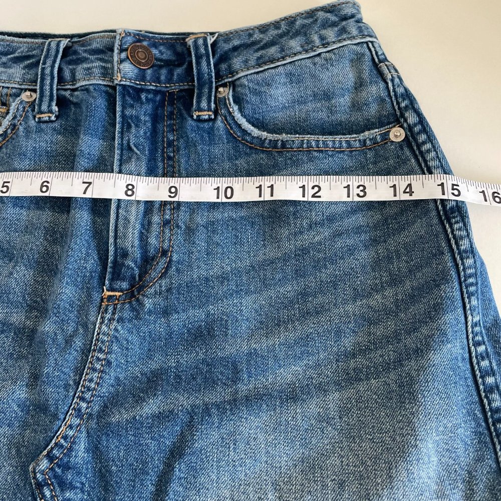 Abercrombie & Fitch Denim Jean Skirt Womens Size 24W - Picture 11 of 12